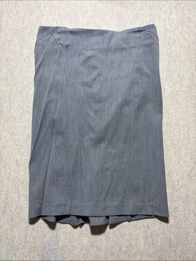 Bebe Grey Knit  Skirt Size 6 (14)